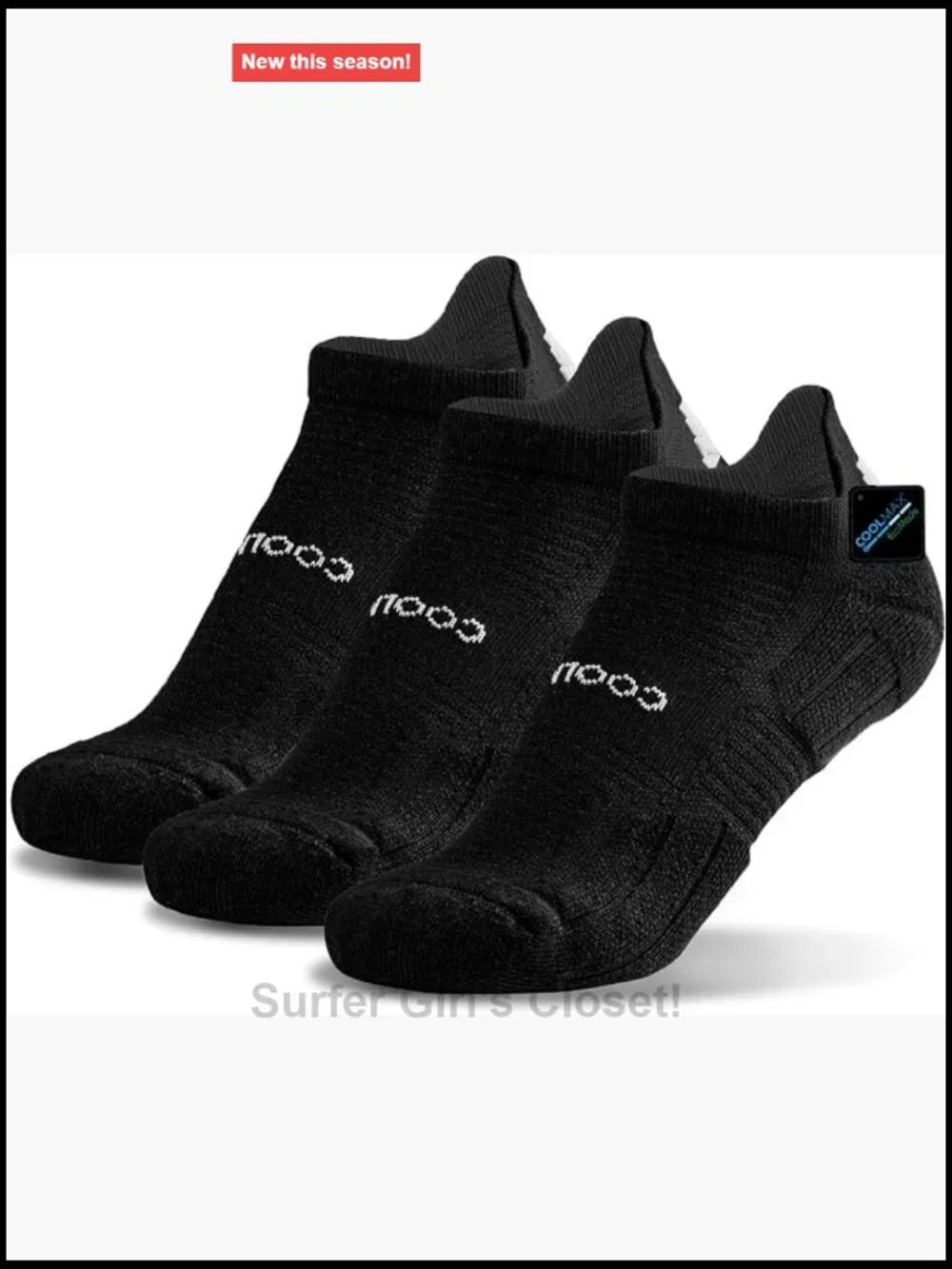 Compression Running Socks 3 Pairs Ankle Low Cut Athletic Anti Blister Cushioned